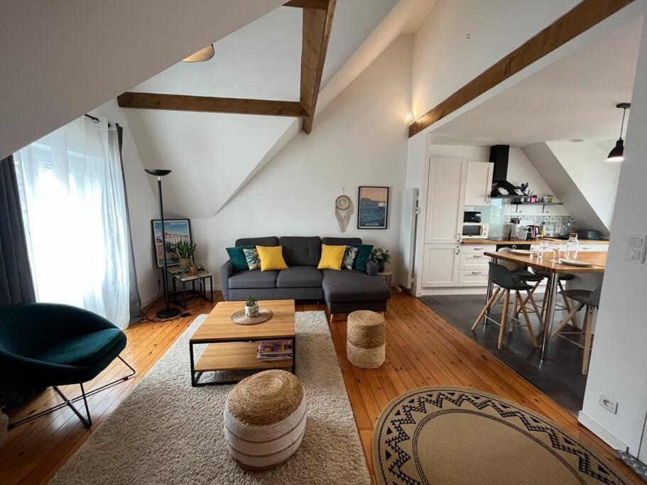 Le Nid Apartment Le Pouliguen Bagian luar foto