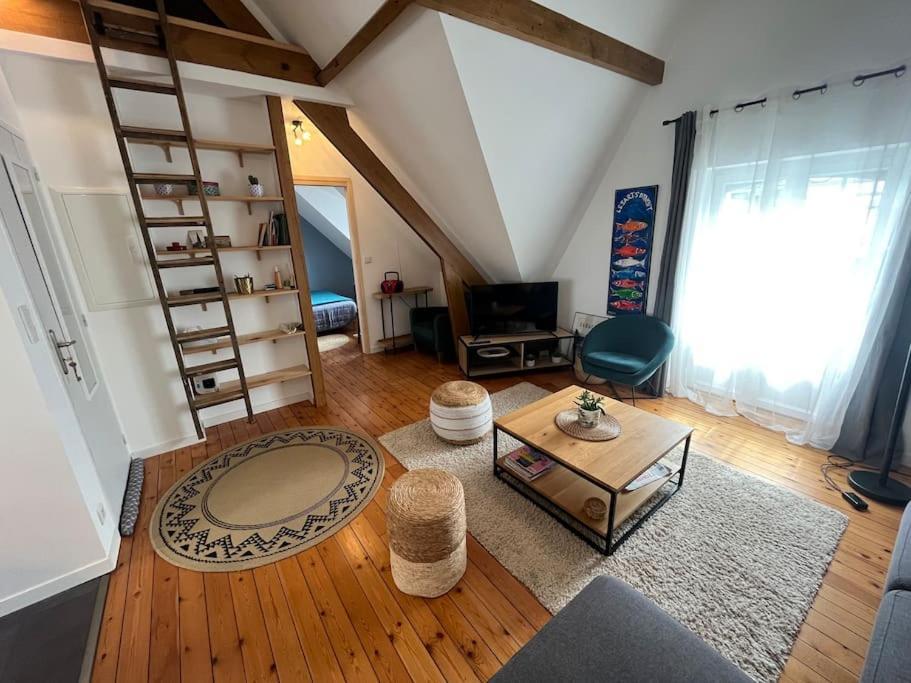 Le Nid Apartment Le Pouliguen Bagian luar foto